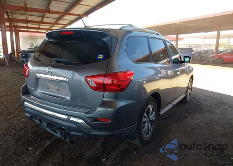 2017 Nissan Pathfinder Sl из США, поврежденный, VIN 5N1DR2MN1HC637381